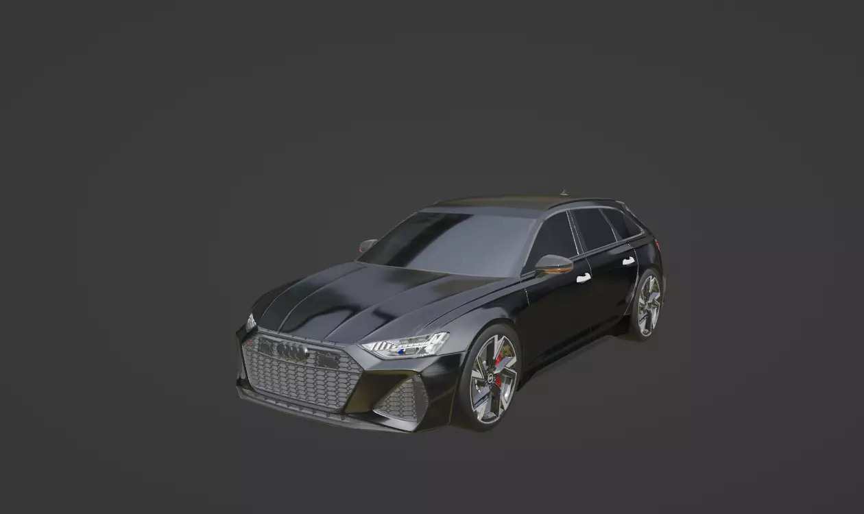 audi r6 3D model