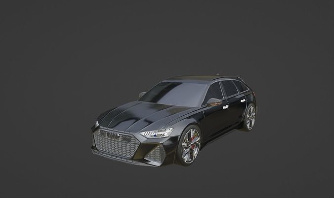 audi r6  3D model