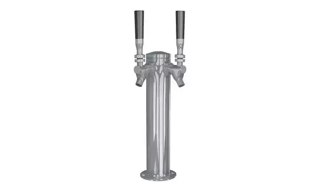 Double tap beer faucet