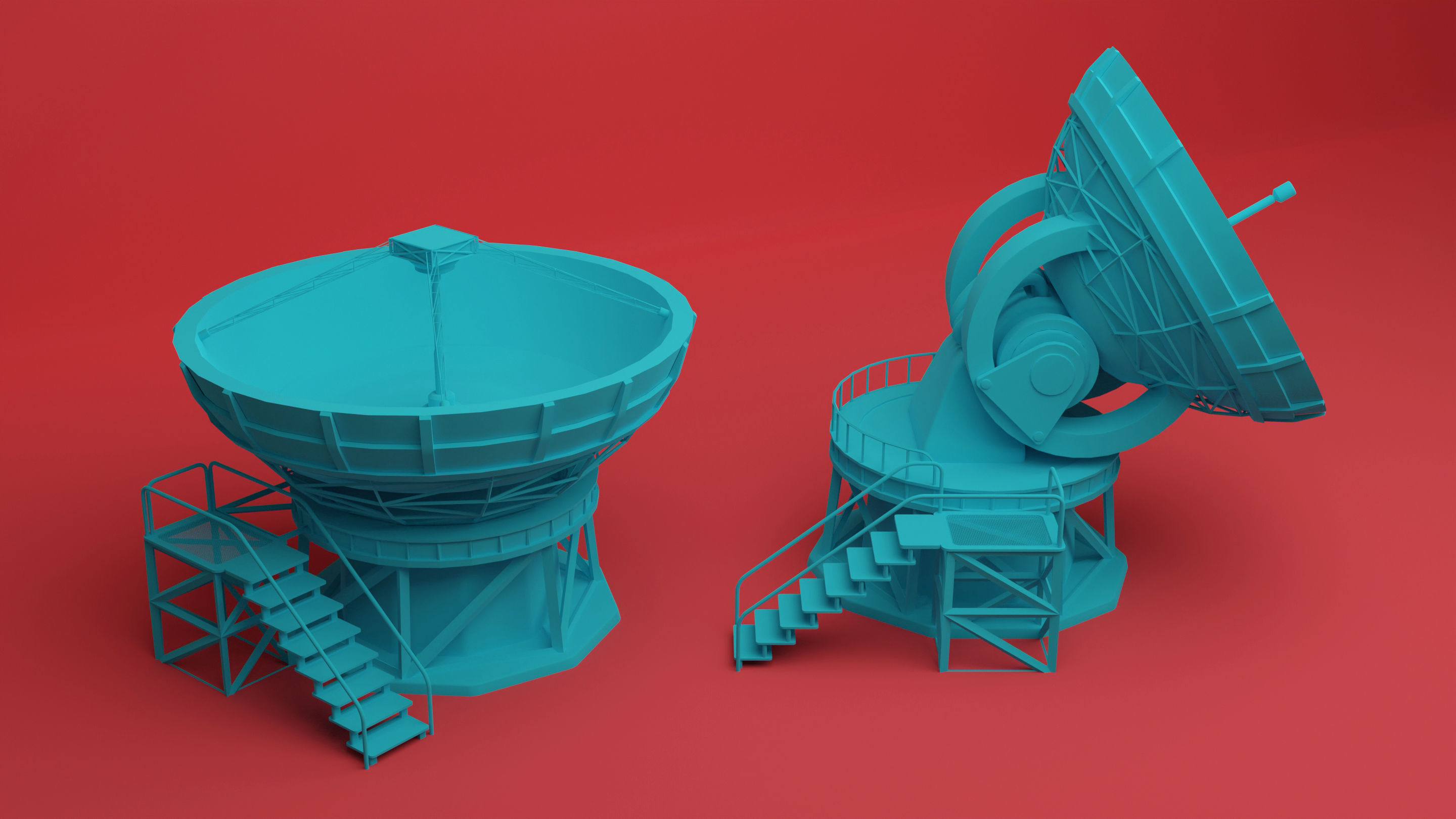 SCI-FI Rooftops 3D model_9