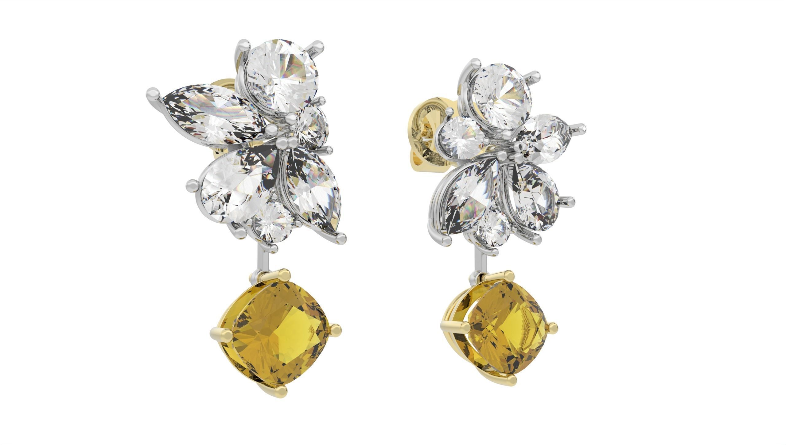 Beautiful Earring  3D print model_38