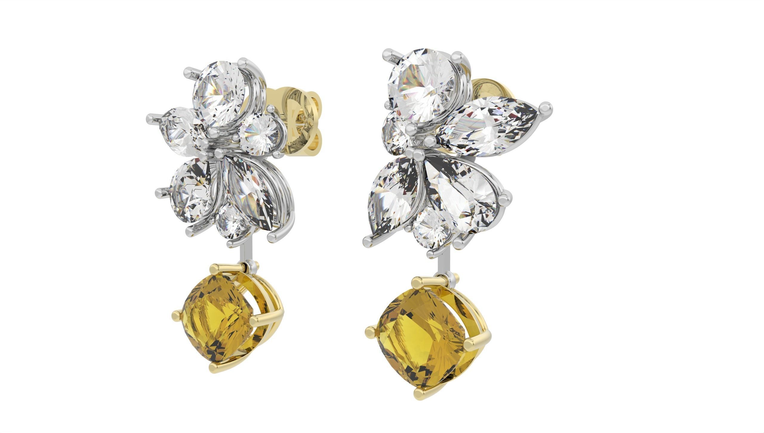 Beautiful Earring  3D print model_39