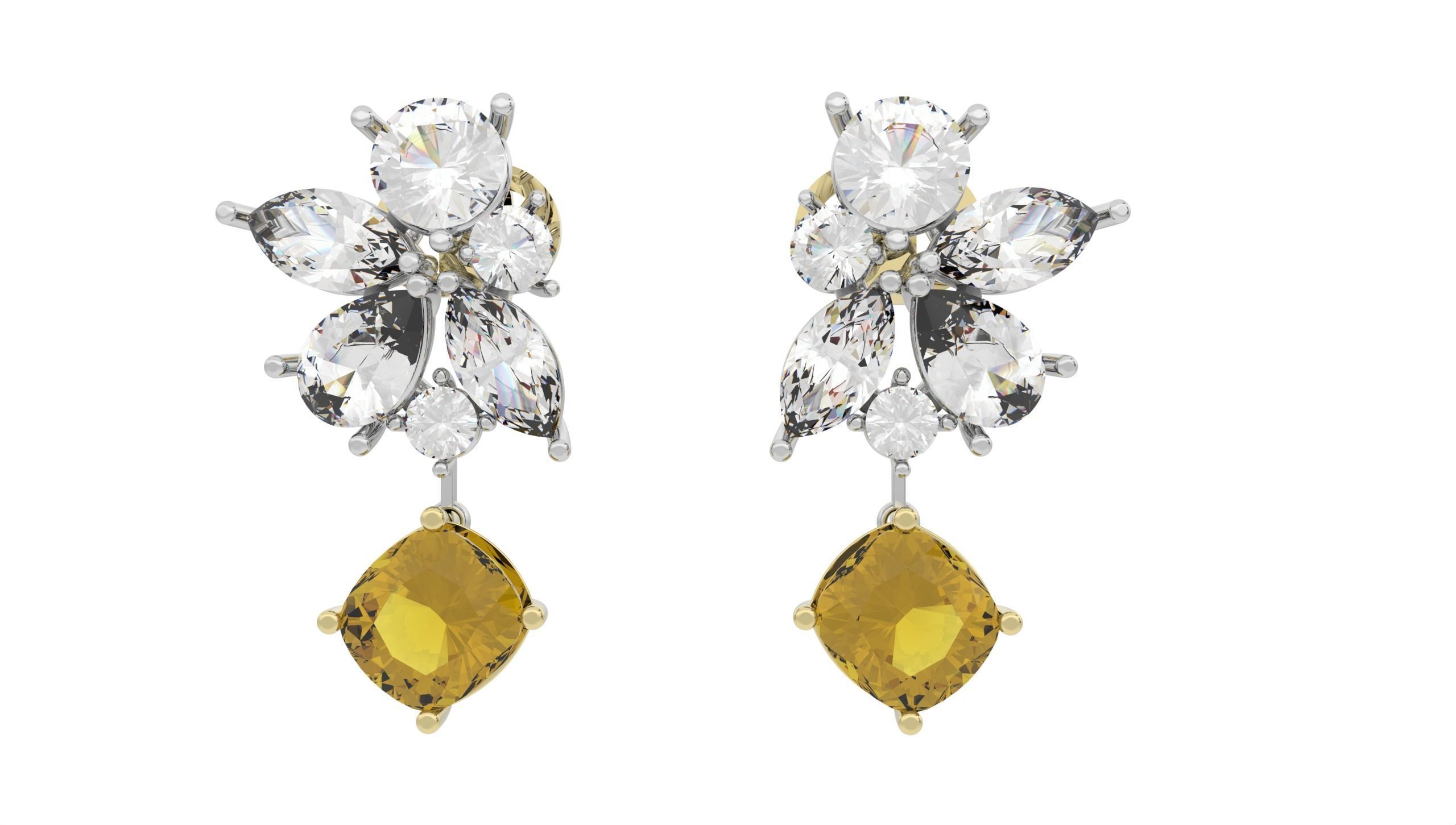 Beautiful Earring  3D print model_28