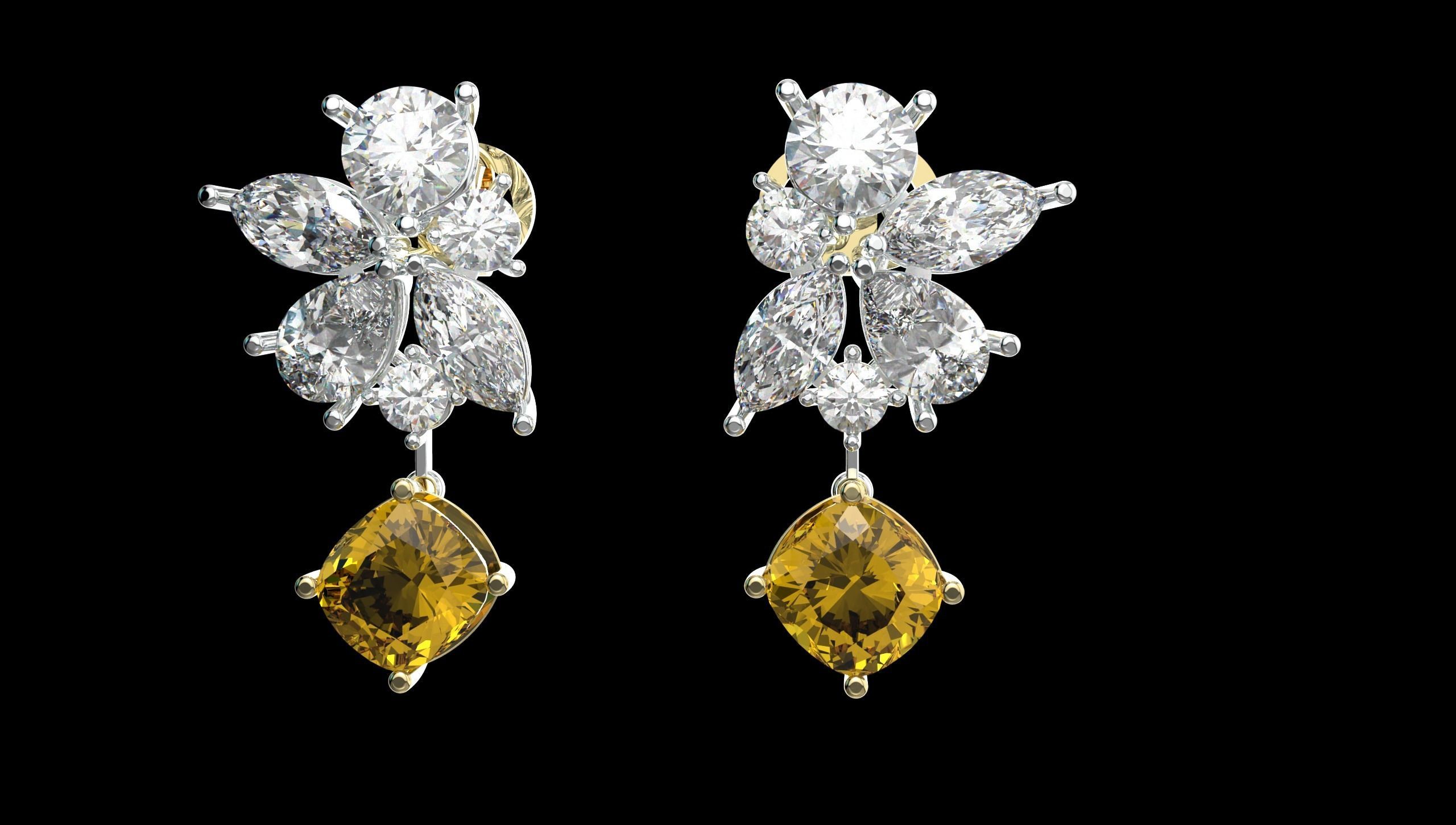 Beautiful Earring  3D print model_27