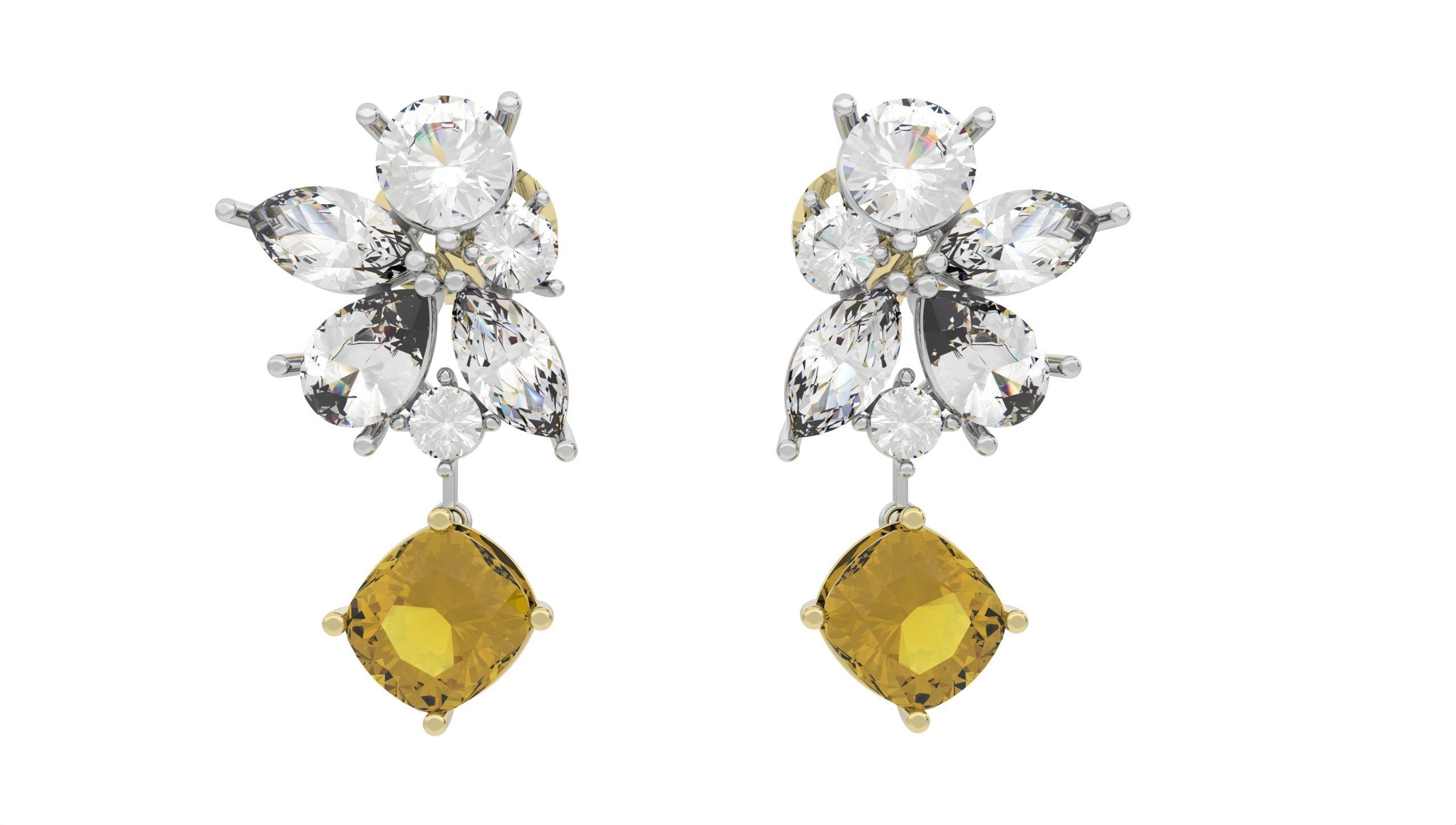 Beautiful Earring  3D print model_37