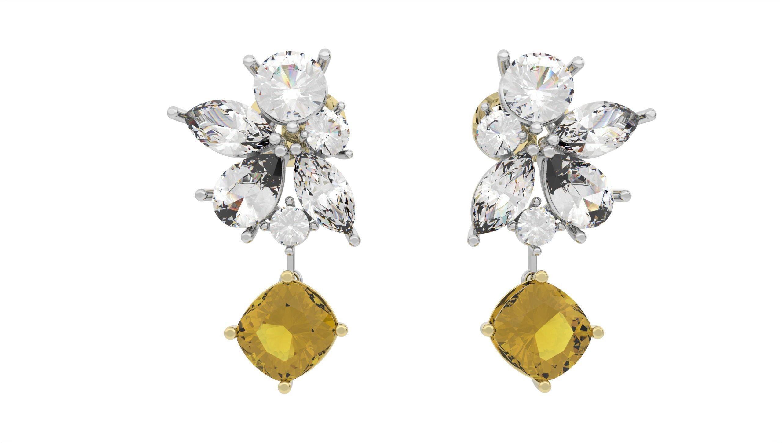 Beautiful Earring  3D print model_33