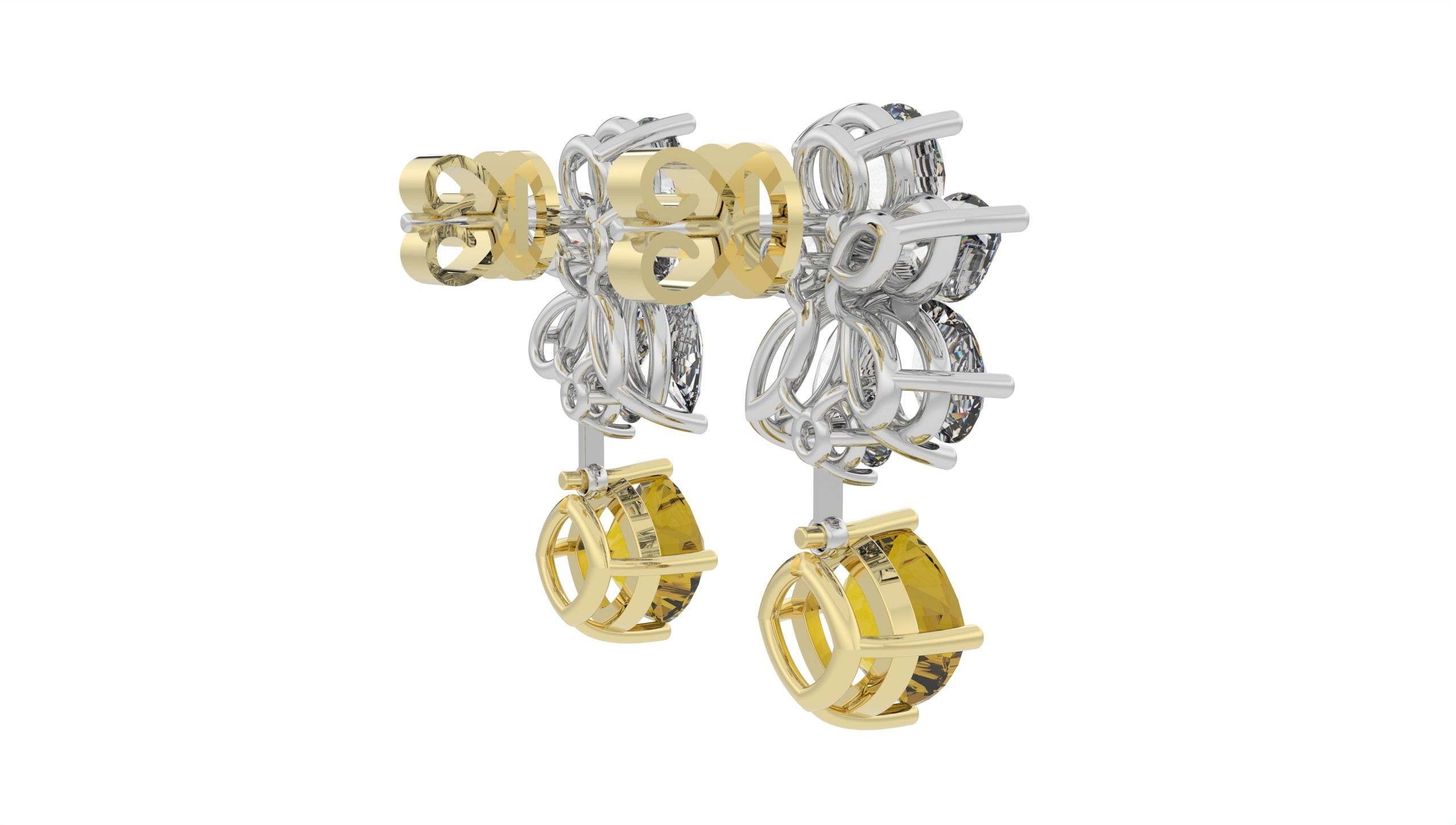 Beautiful Earring  3D print model_22