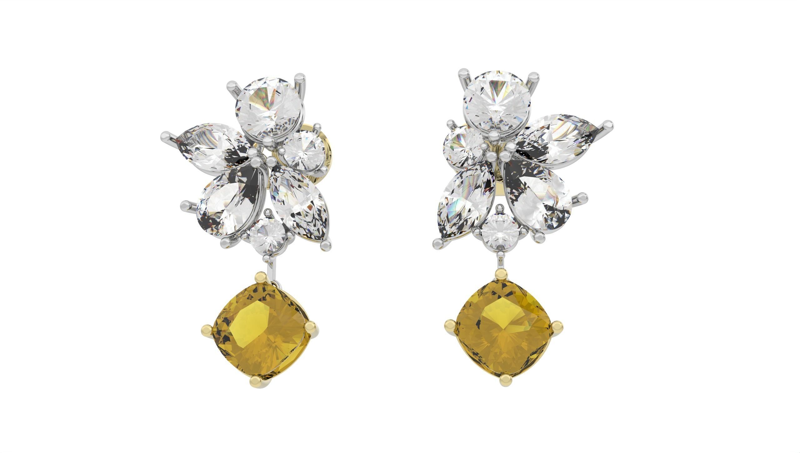 Beautiful Earring  3D print model_43