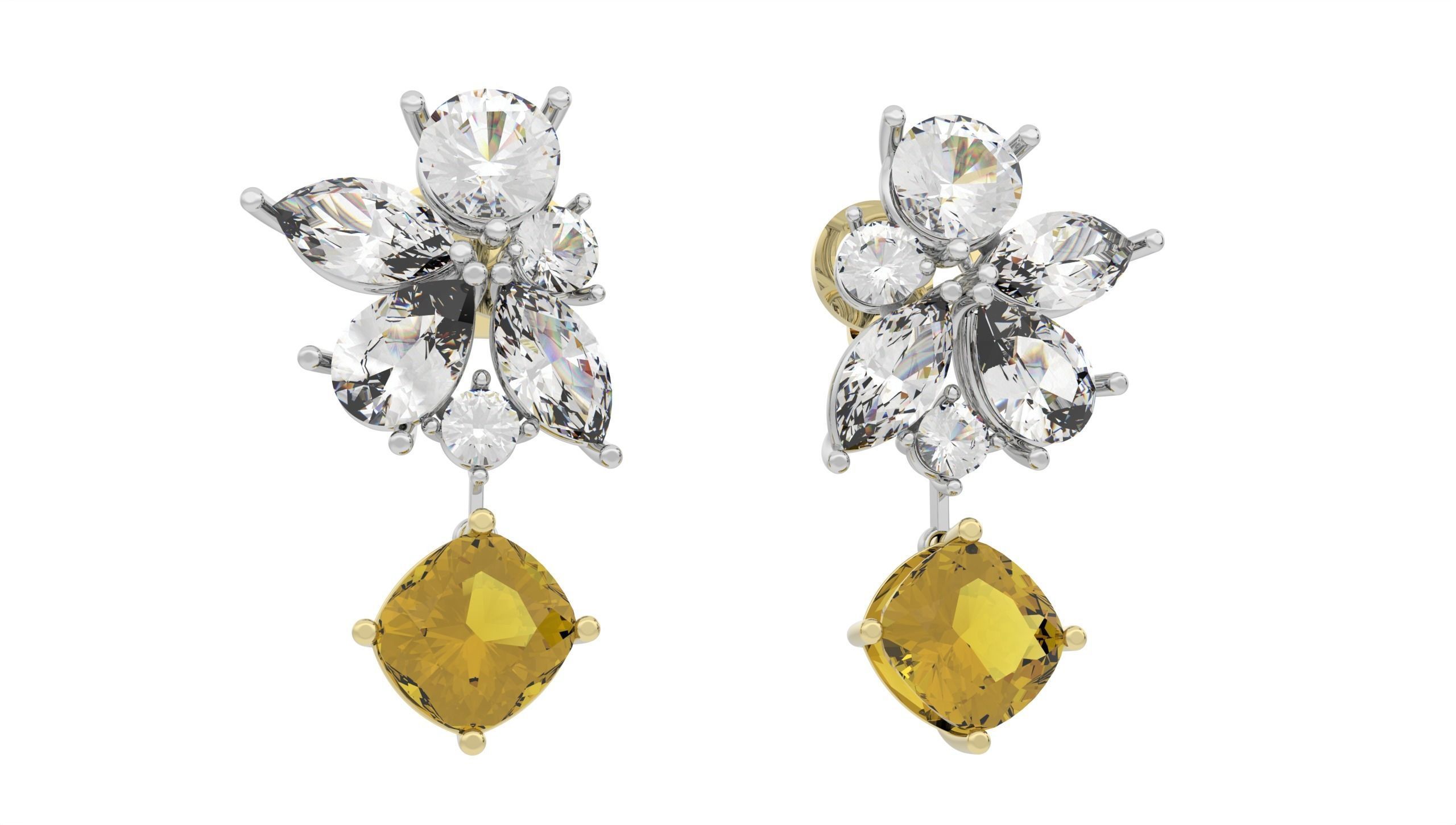 Beautiful Earring  3D print model_41