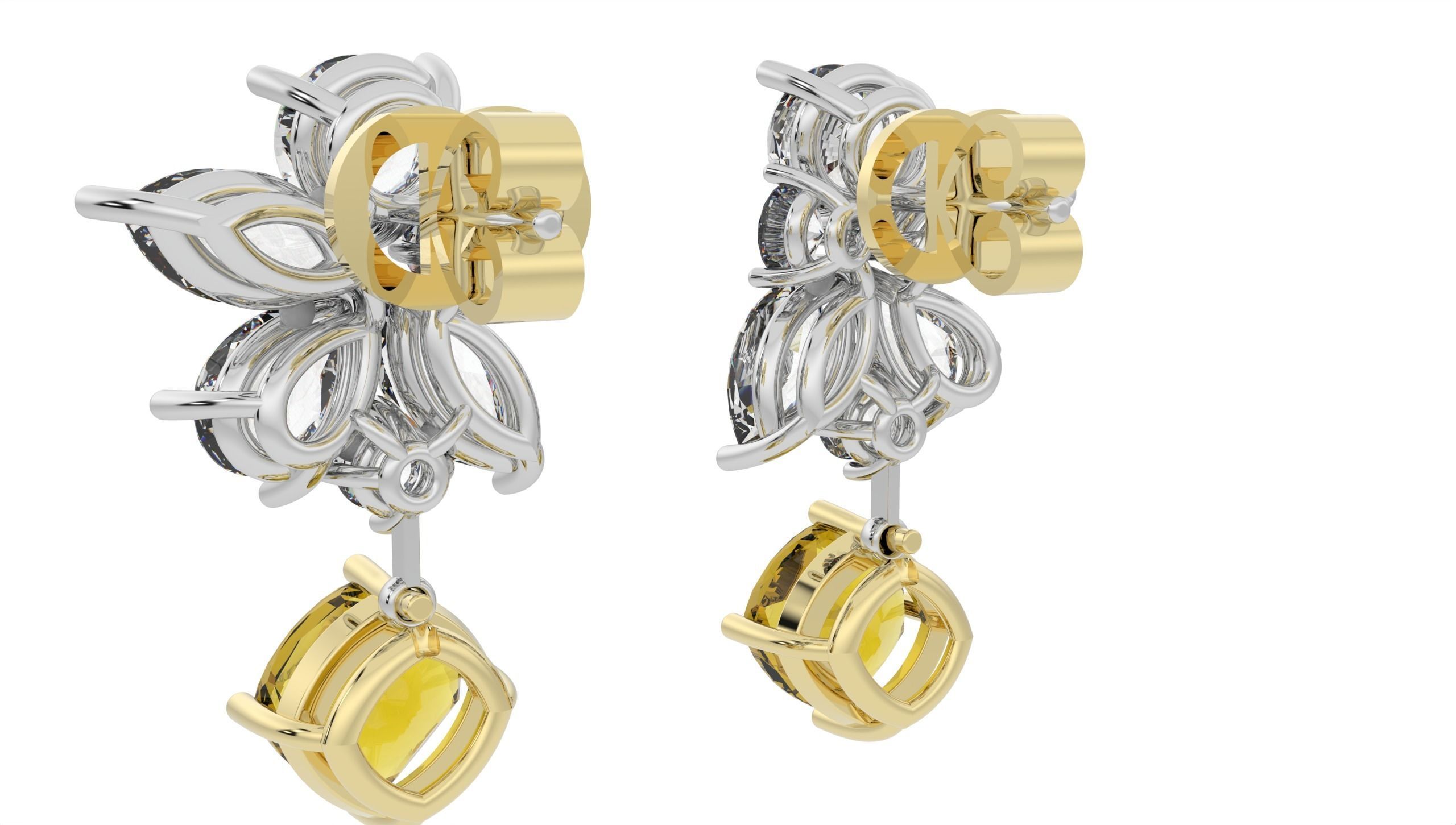 Beautiful Earring  3D print model_24