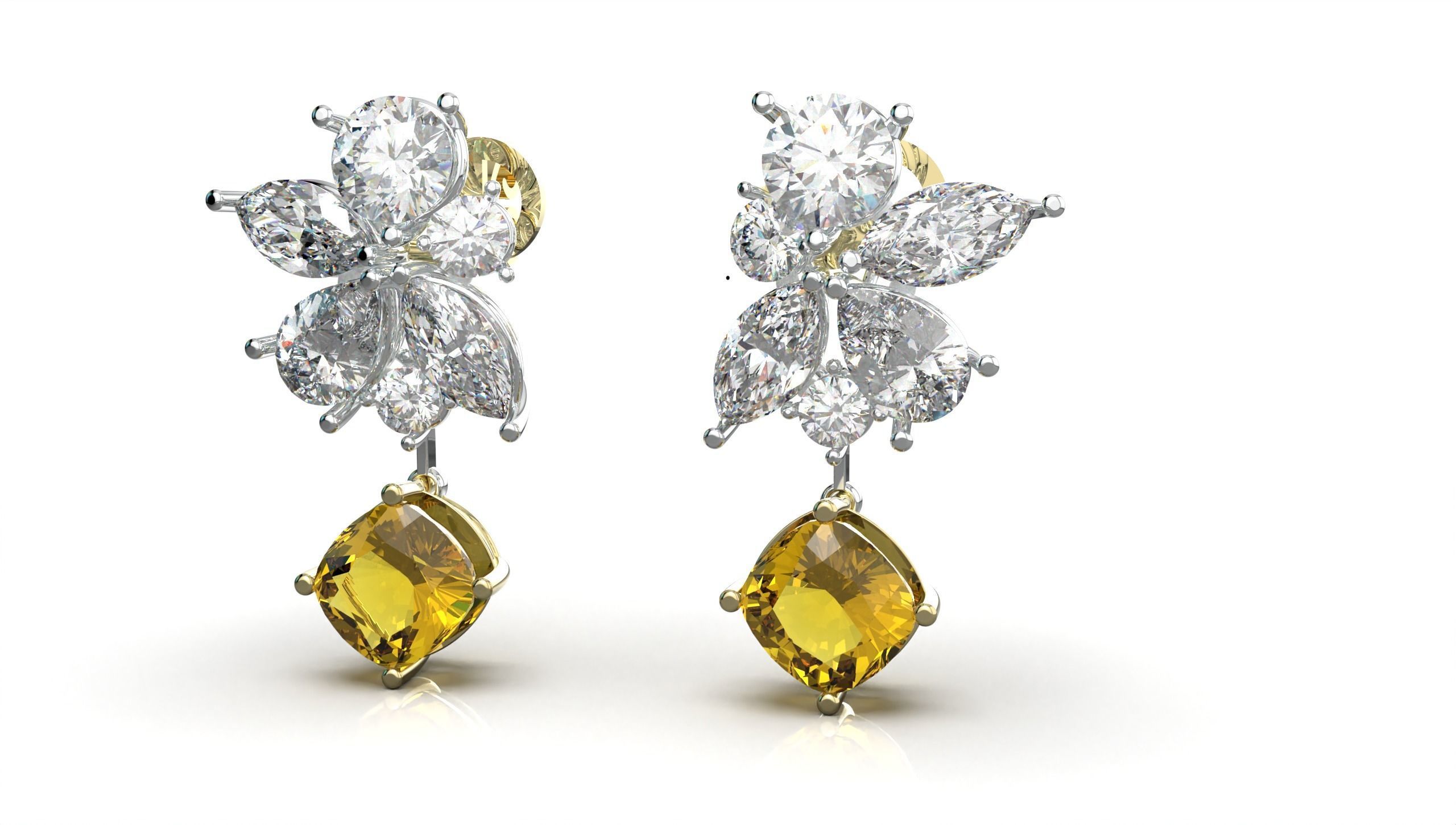 Beautiful Earring  3D print model_23