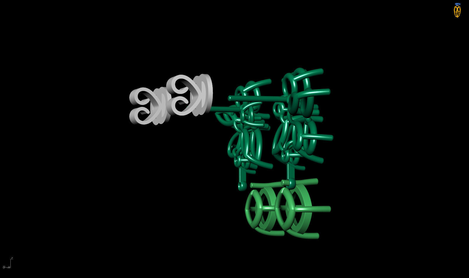 Beautiful Earring  3D print model_19