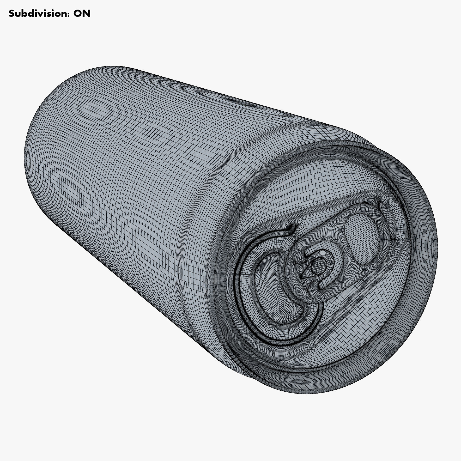 Aluminum Sleek Can 330ml v 1 3D model_20