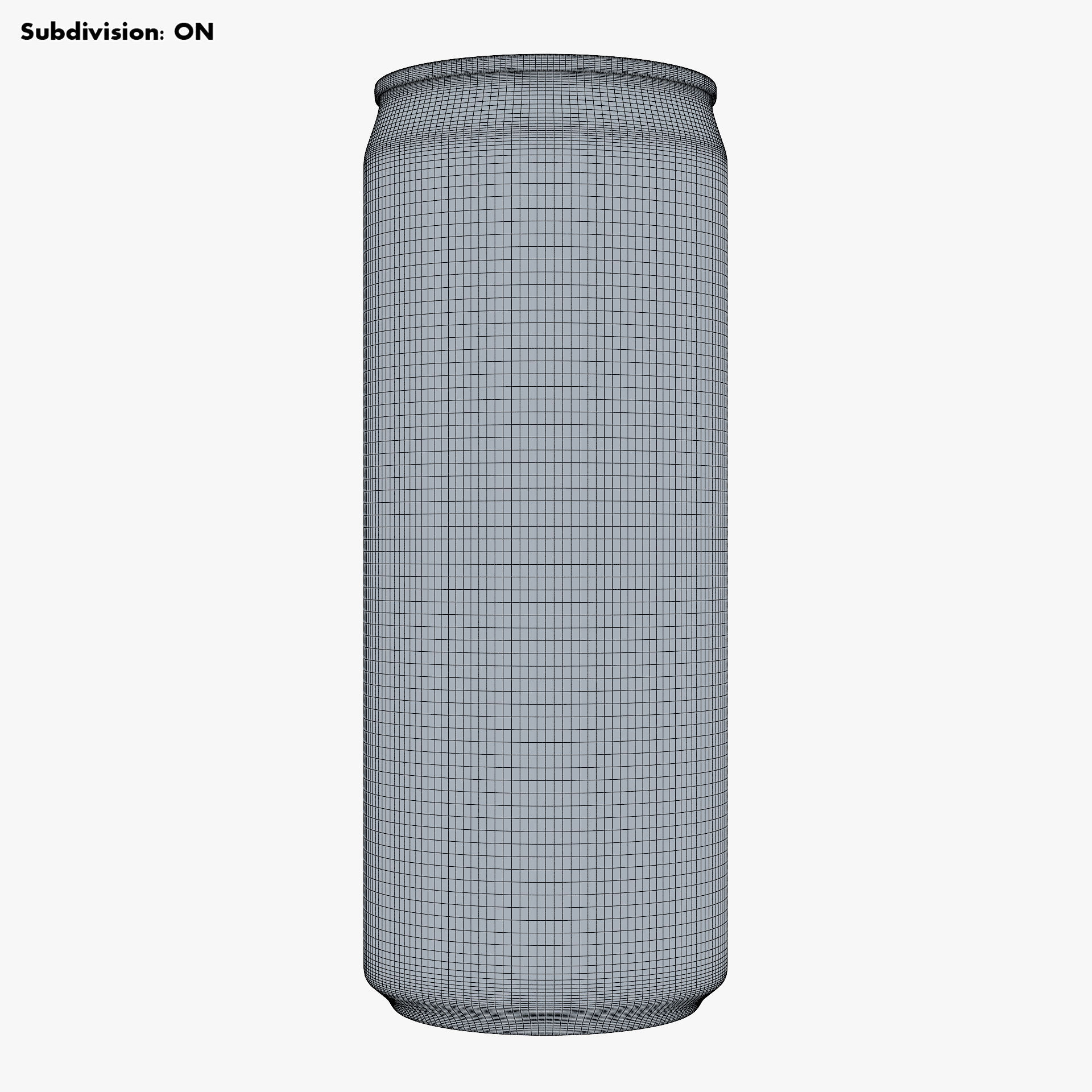 Aluminum Sleek Can 330ml v 1 3D model_10