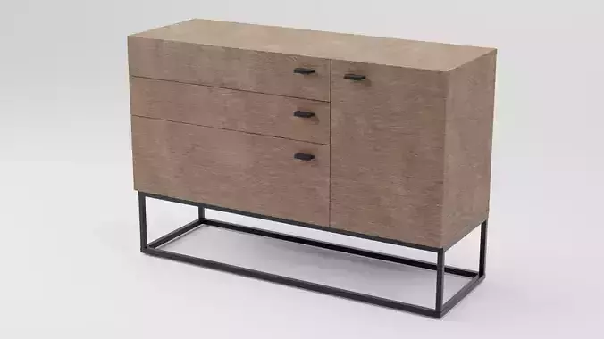 ARIETTA 3 Drawer Sideboard