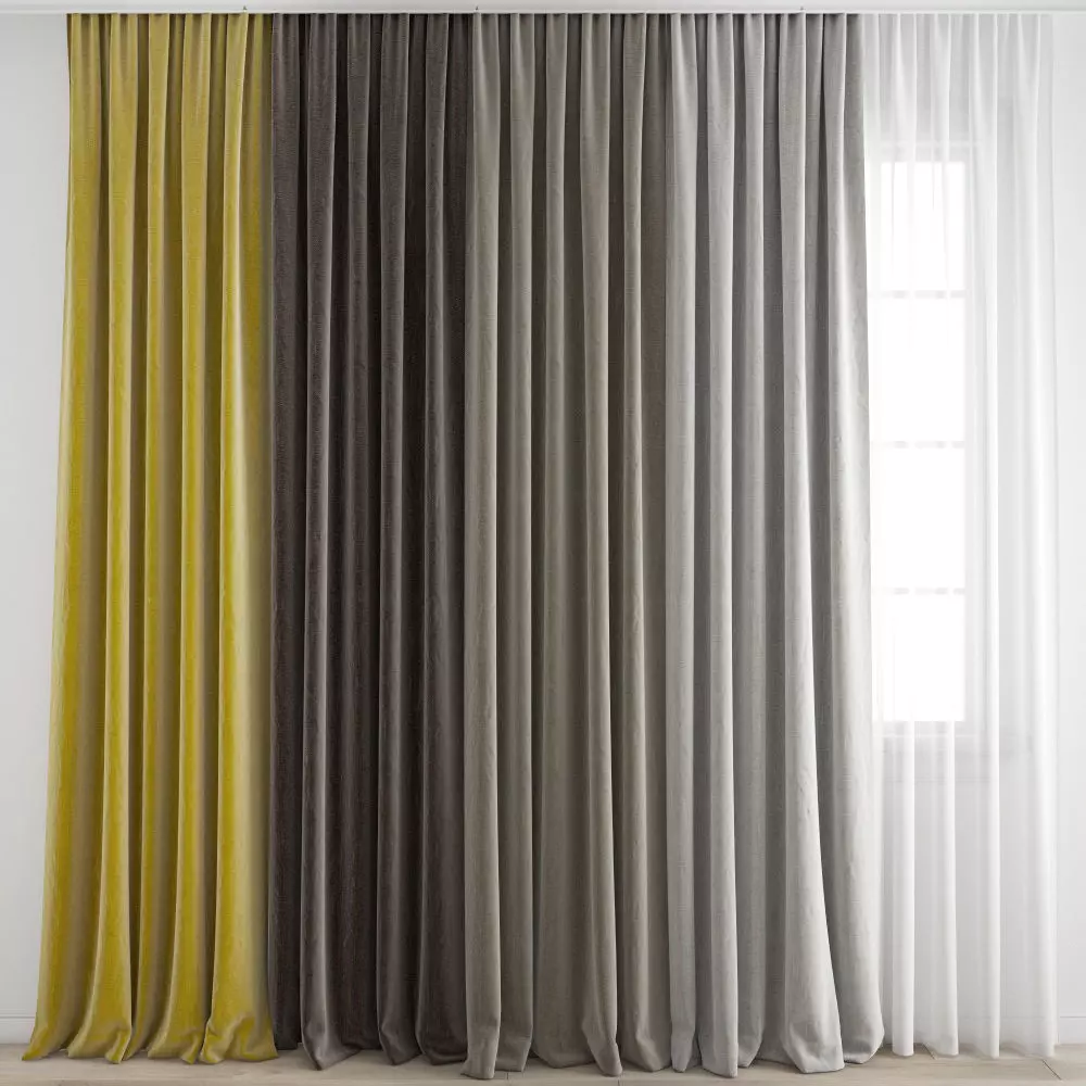 Curtain 325 3D model_0