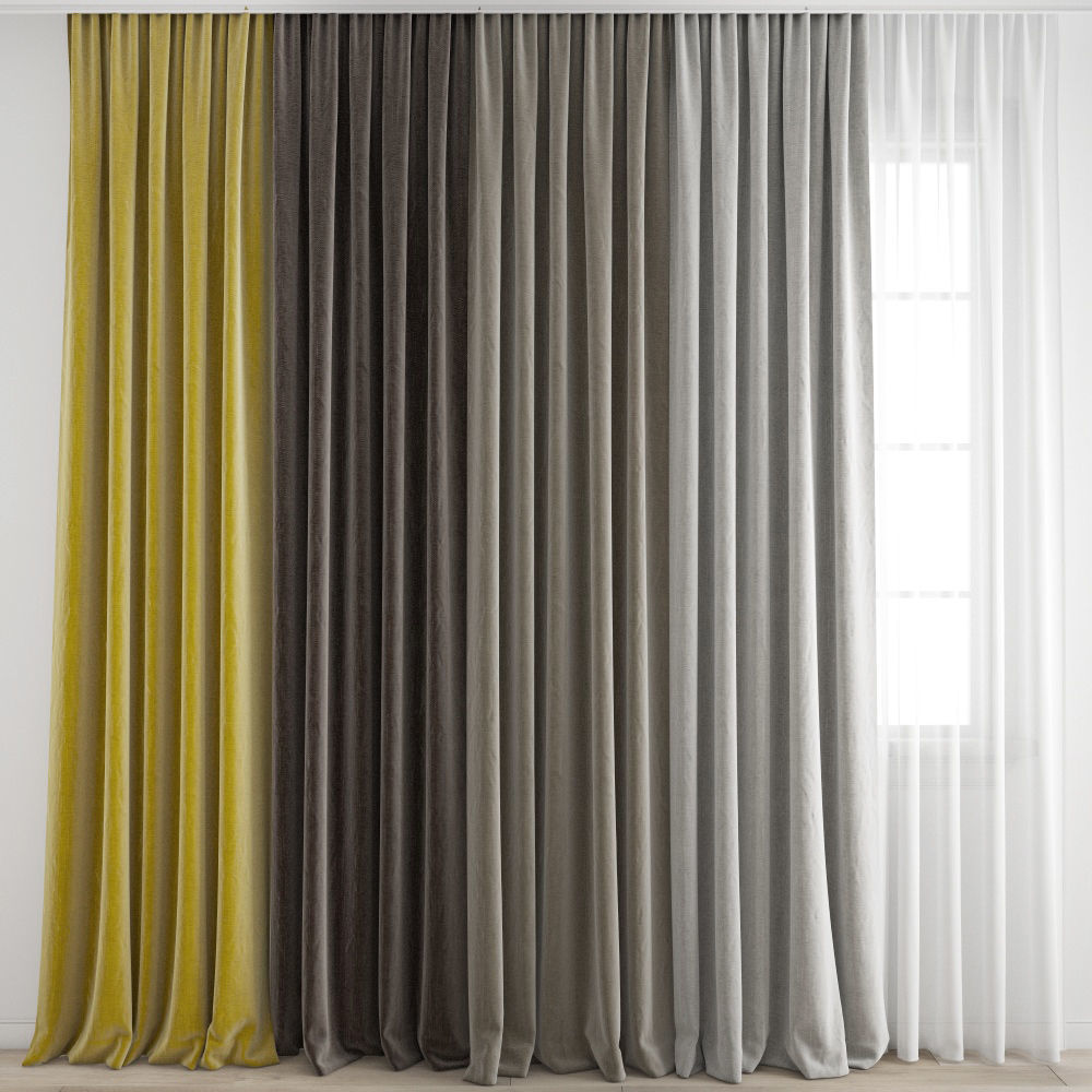 Curtain 325 3D model_4