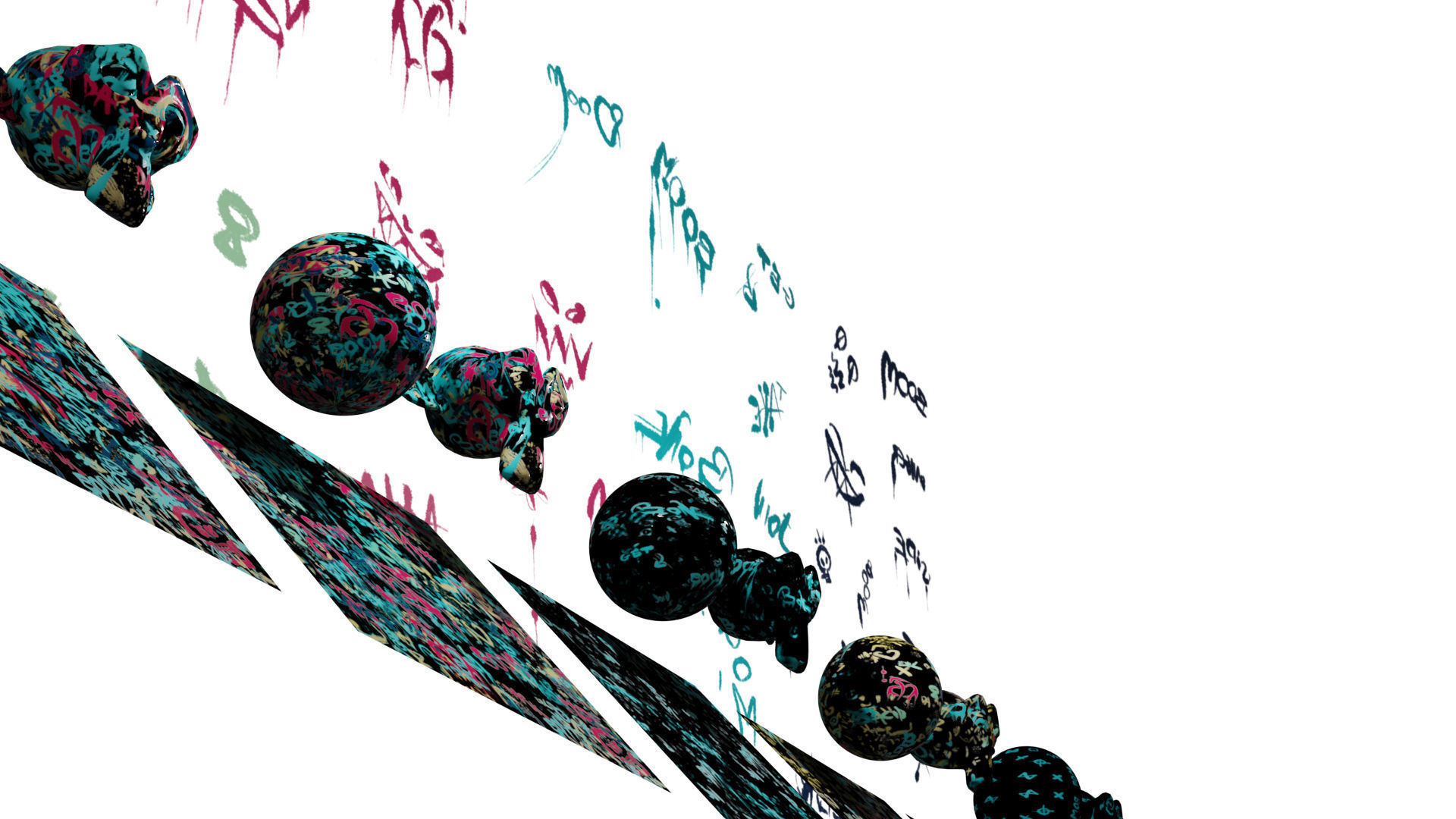 Decals Brushes Materials Pattern and Textures Graffiti Kit Texture_8