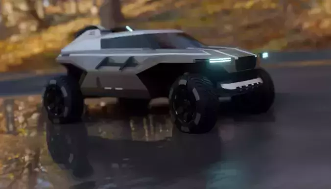 Monster rally 4x4 concept car design