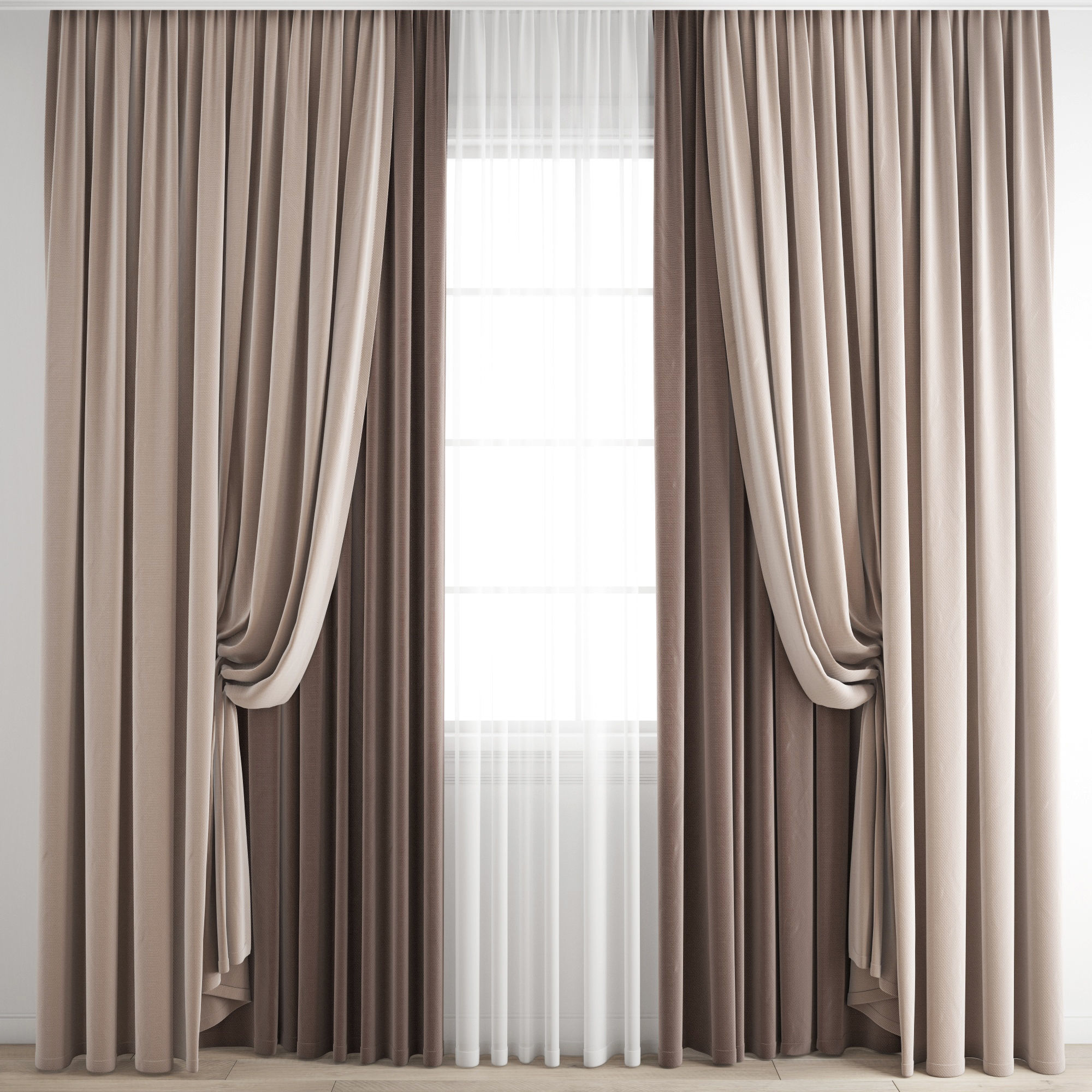 Curtain 328 3D model_4