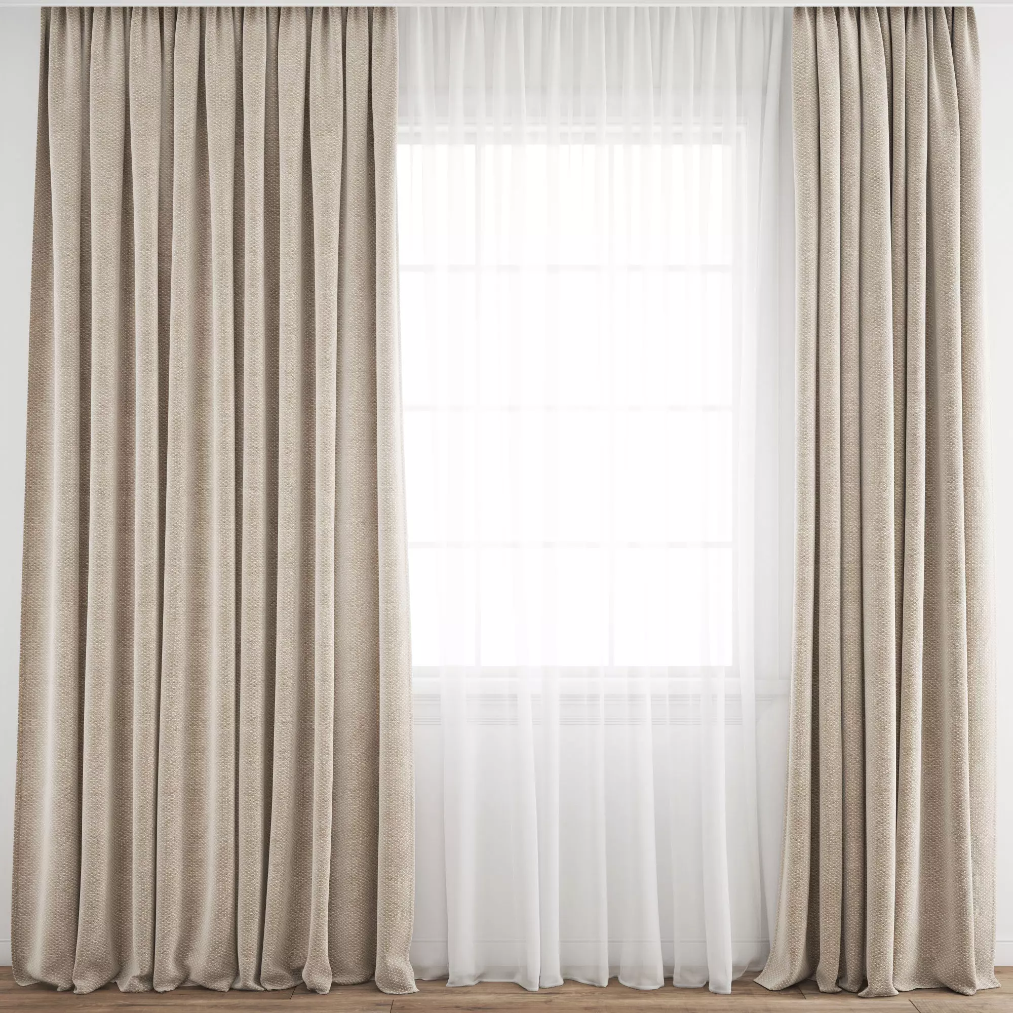 Curtain 330 3D model_0