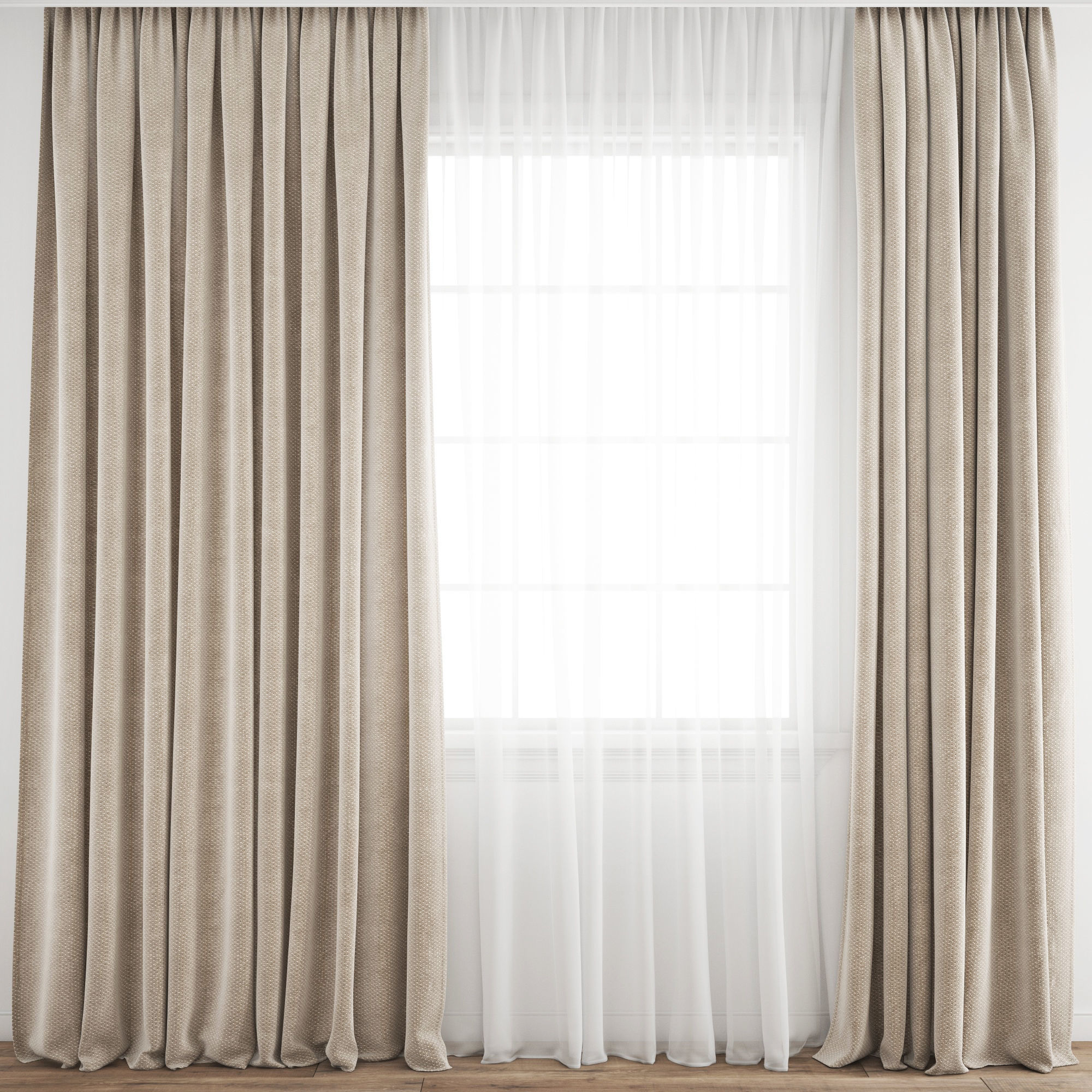 Curtain 330 3D model_4