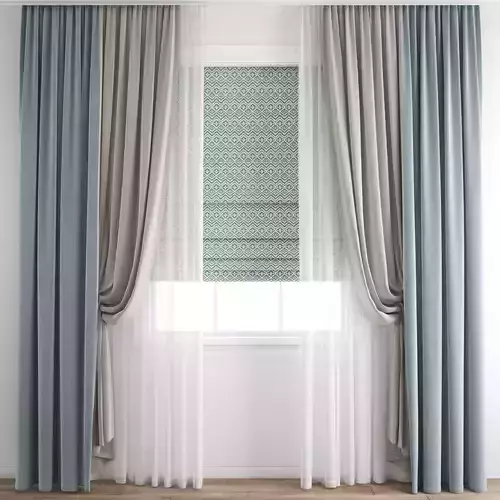 Curtain 333 3D model