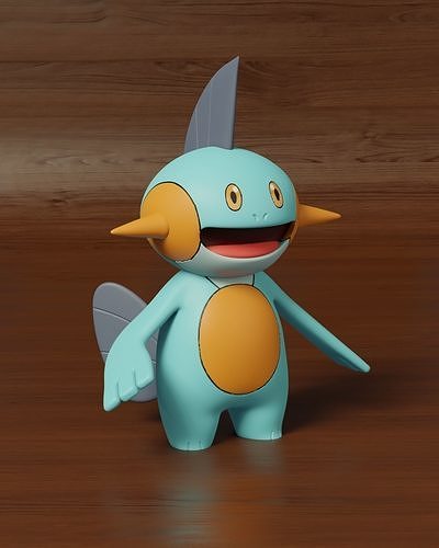 pokemon marshtomp 3D print model