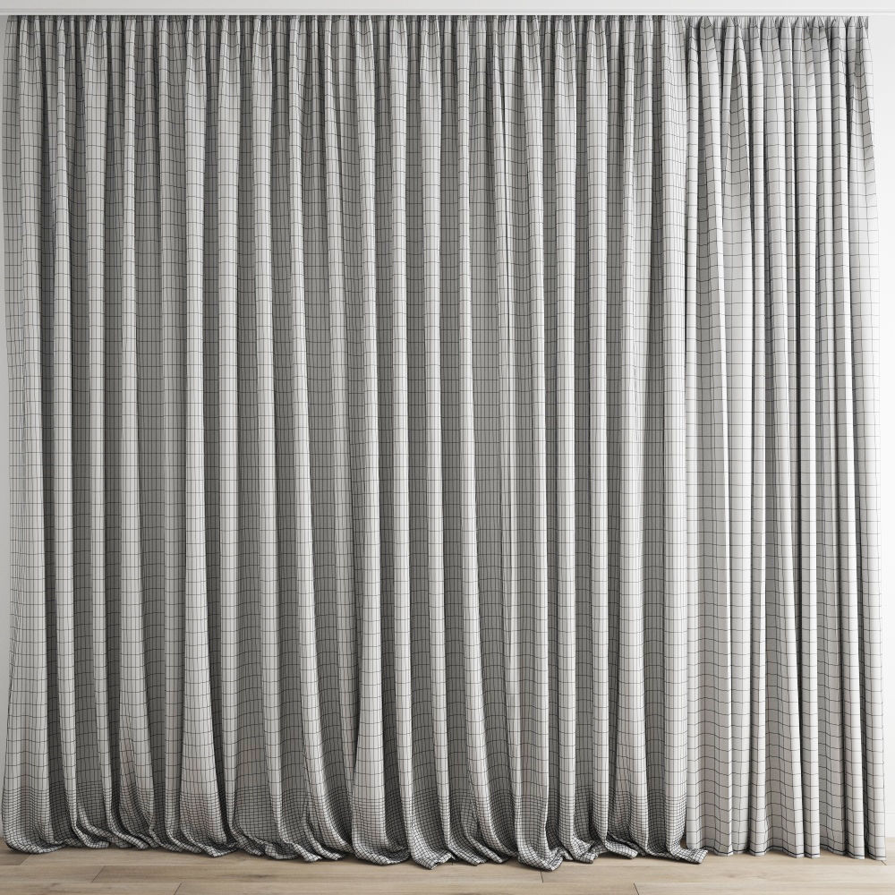 Curtain 334 3D model_3