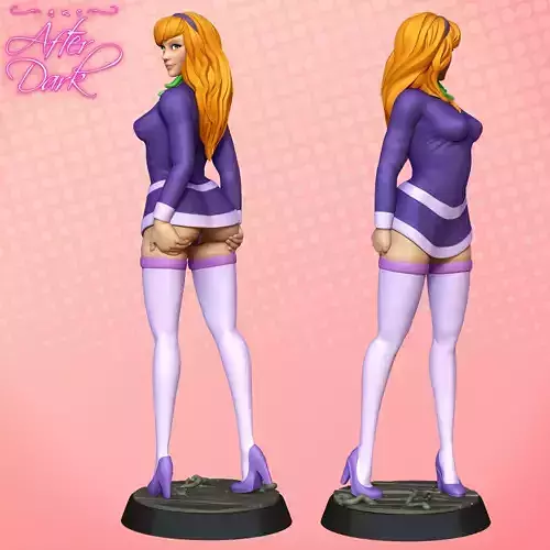 Daphne Pinup Statuette - Lewd to NSFW 3D print model