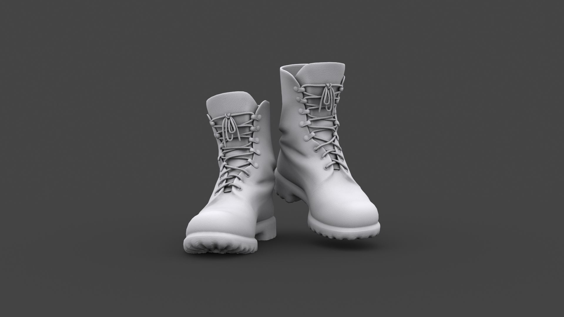 SHOE-004 Backward Walk Low-poly 3D model_6