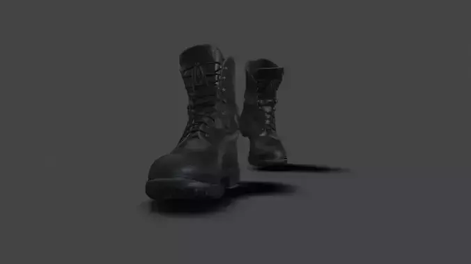 SHOE-004 Backward Walk Low-poly 3D model