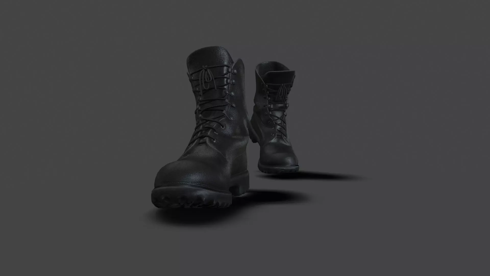 SHOE-004 Backward Walk Low-poly 3D model_0