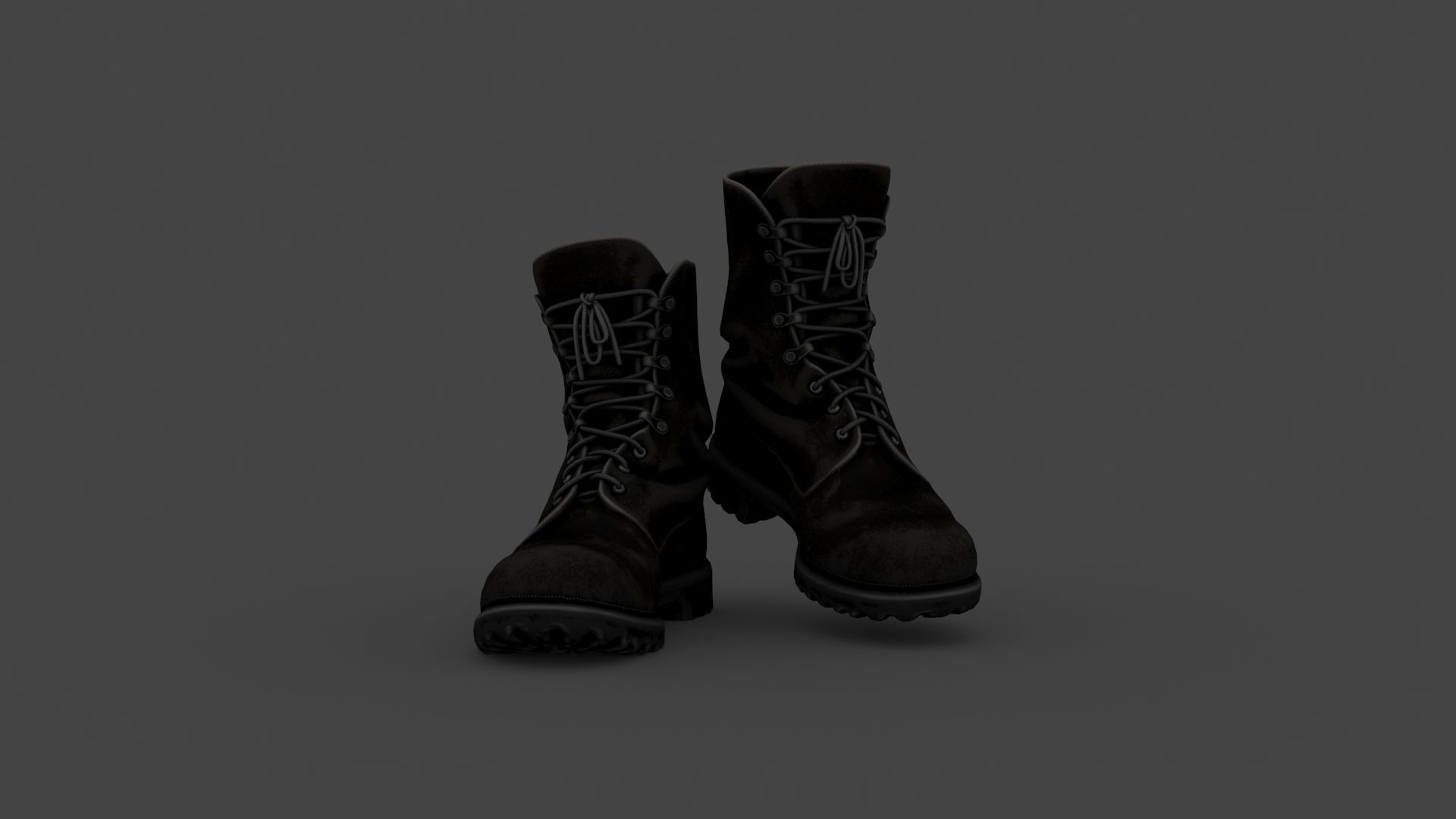 SHOE-004 Backward Walk Low-poly 3D model_5