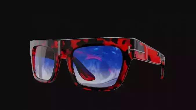 LV Tom Ford SUNGLASSES 3D model