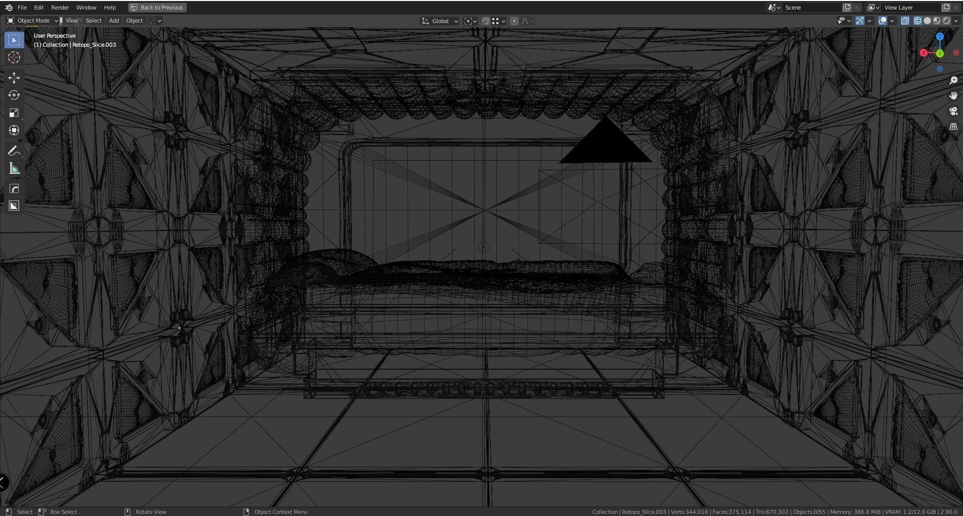 Sci-fi badroom unreal 5 scene 3D model_10