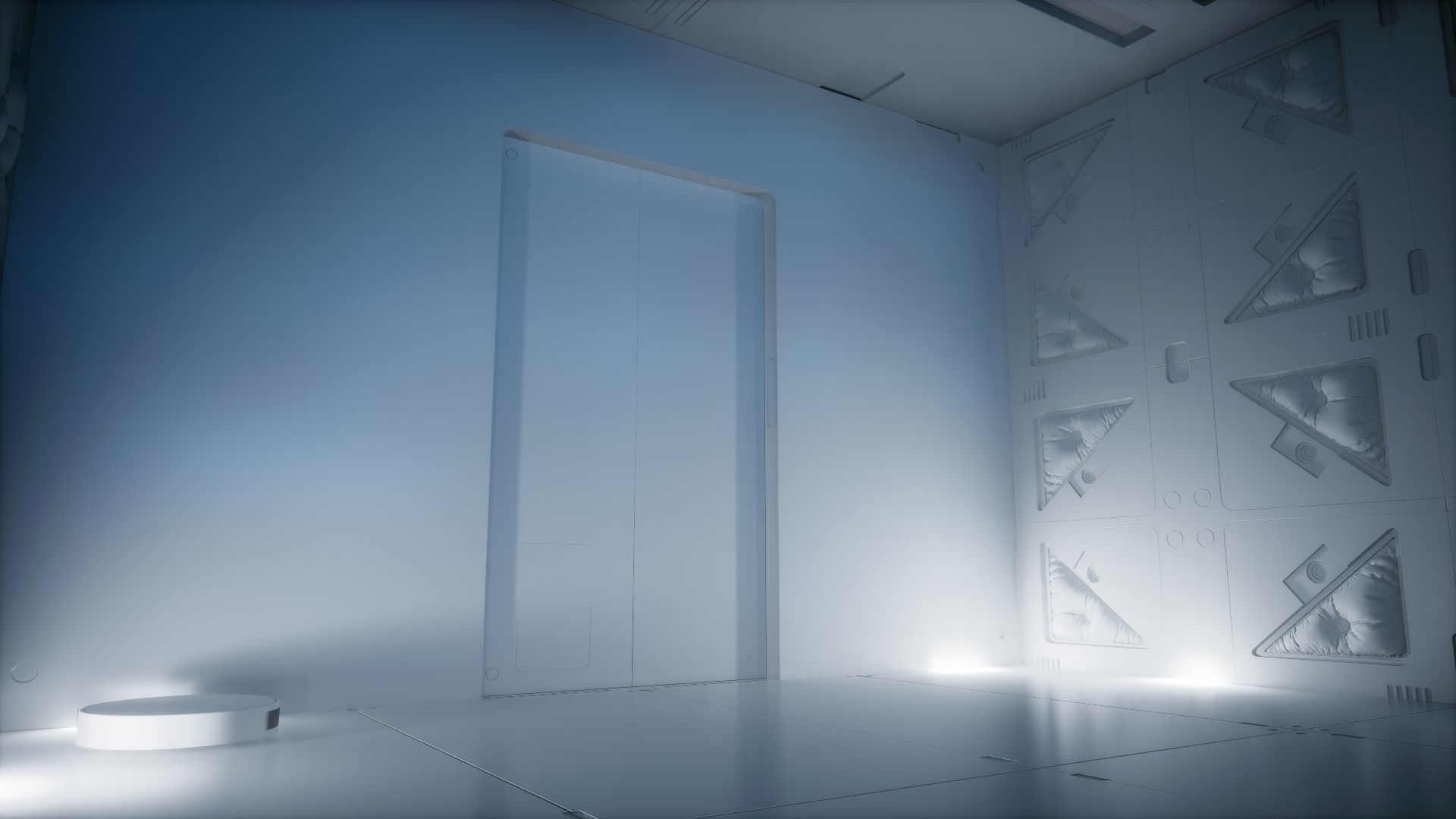 Sci-fi badroom unreal 5 scene 3D model_6