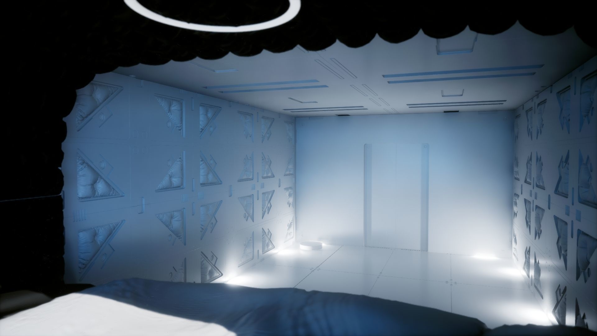 Sci-fi badroom unreal 5 scene 3D model_8