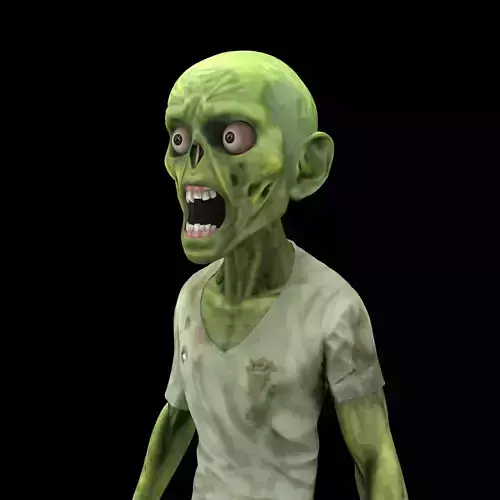 Zombie Cartoon Model