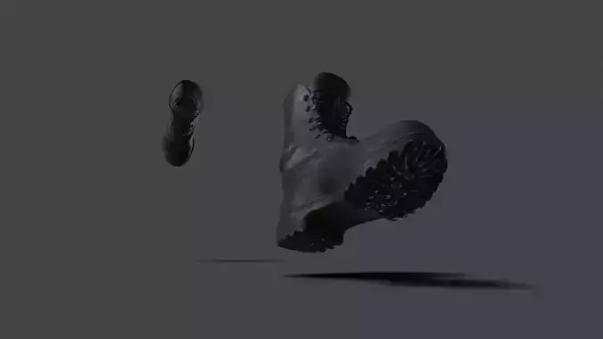 SHOE-005 Running Black Boots