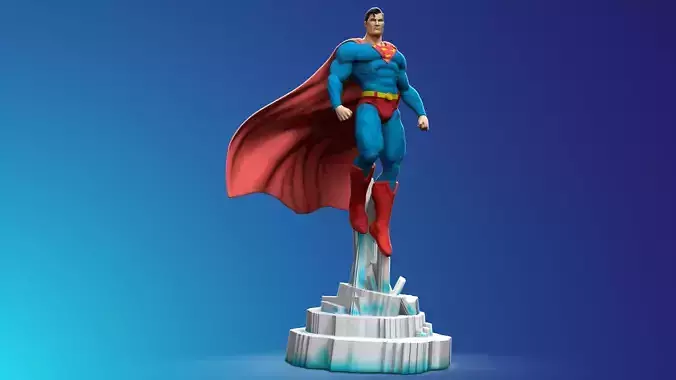 superman collectible figure 3D print model
