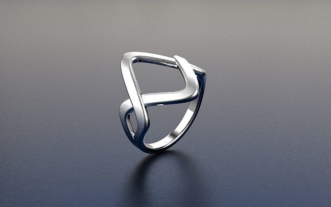 Infinity Metal Ring - Jewelry 3D - AN-460 3D print model