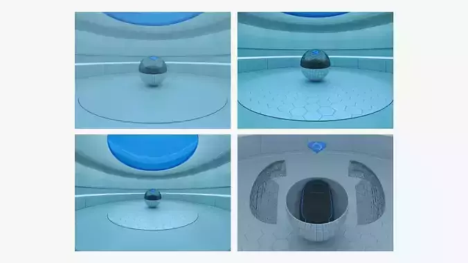 Hibernation Capsule 3D model
