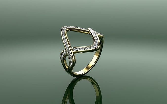 Infinite Shining Ring - Jewelry 3D - AN-459 3D print model