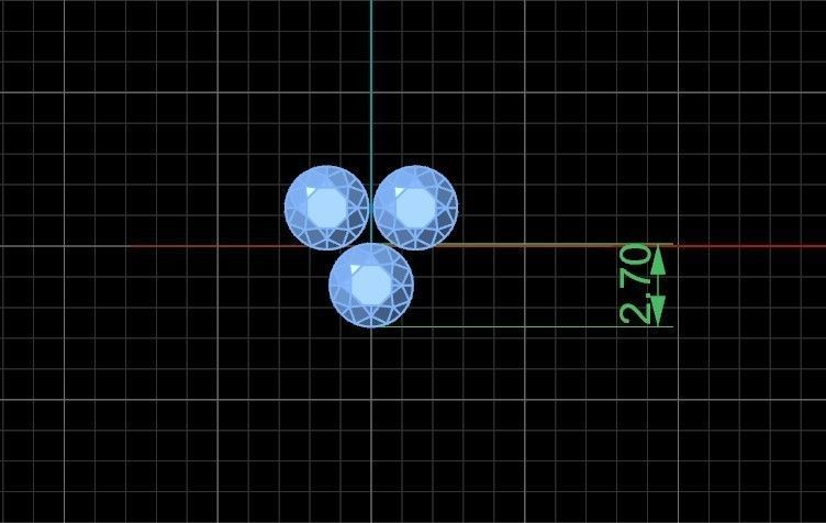 ring heart small stone 3D print model_25