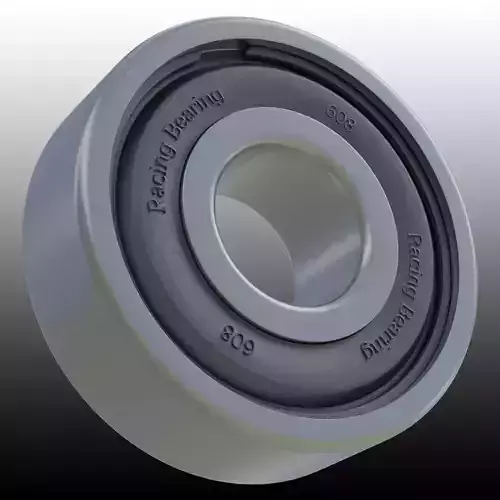 608 Racing Bearing - Blender Precision Modelling 3D model