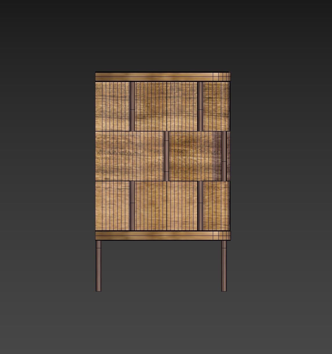 Weave Cupboard 3D model_9