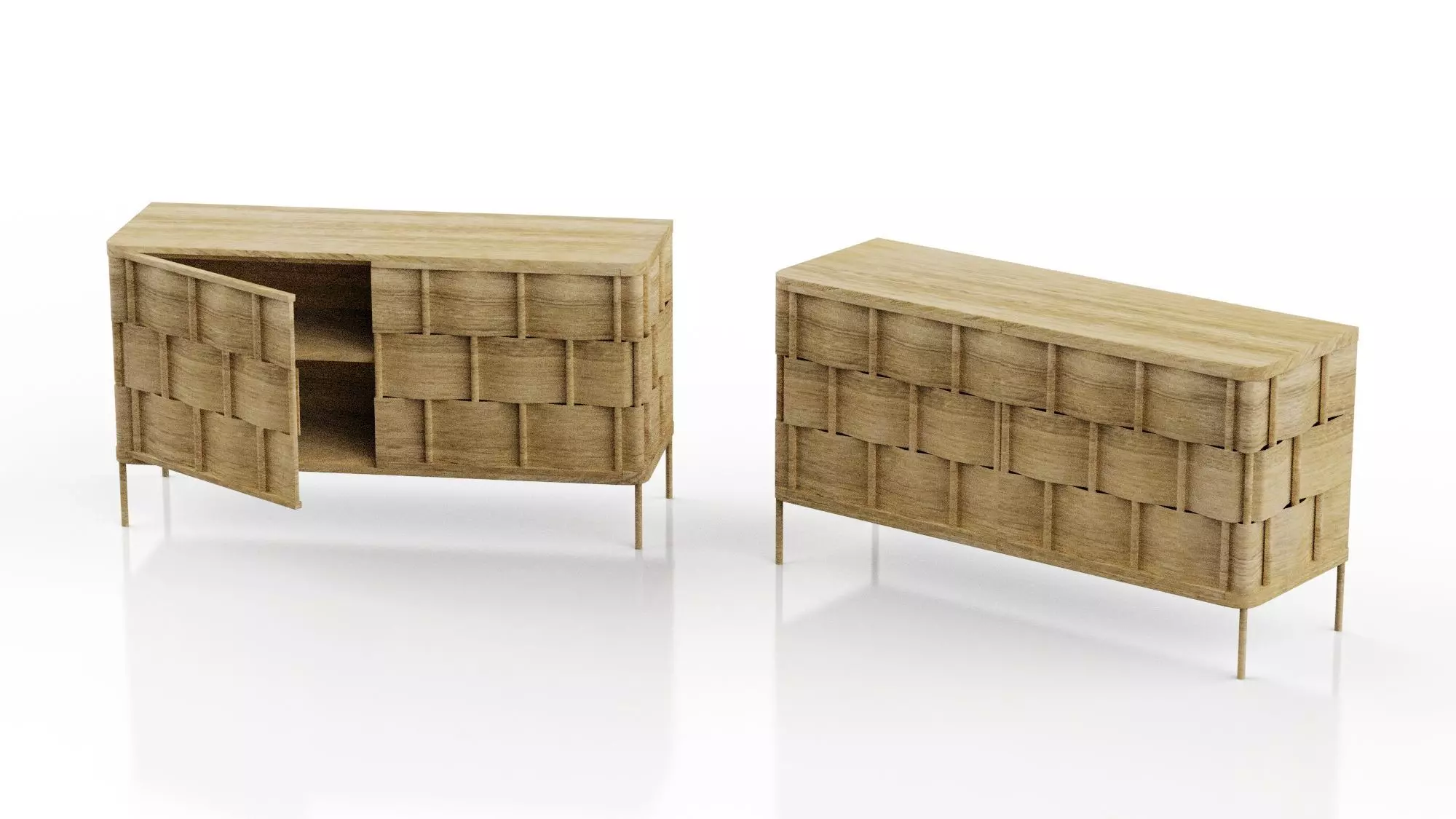 Weave Cupboard 3D model_0