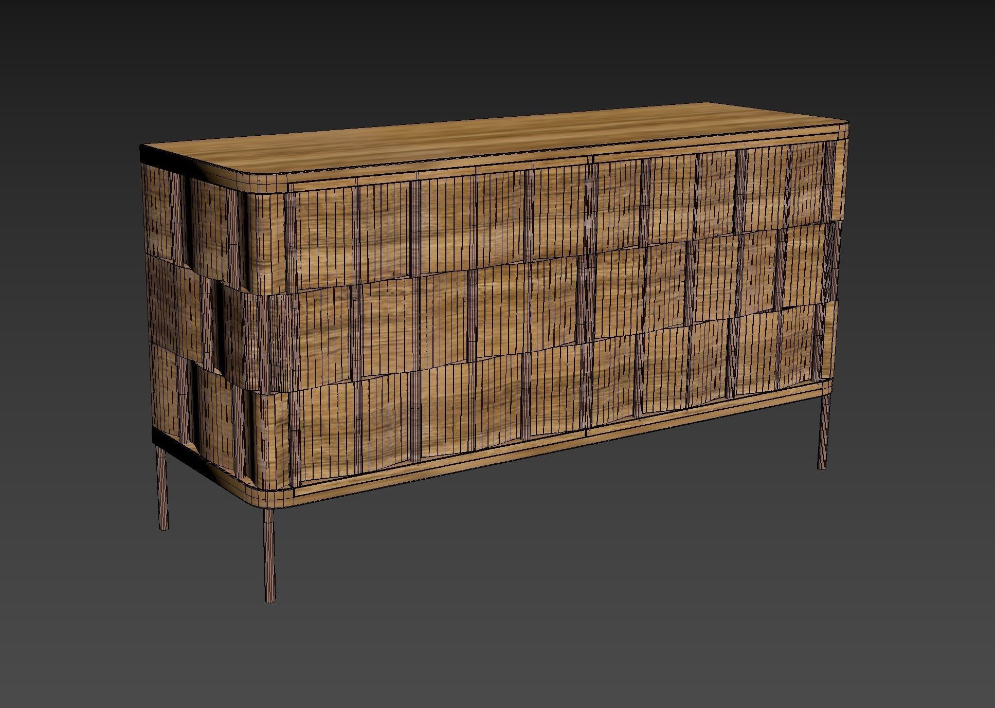 Weave Cupboard 3D model_3