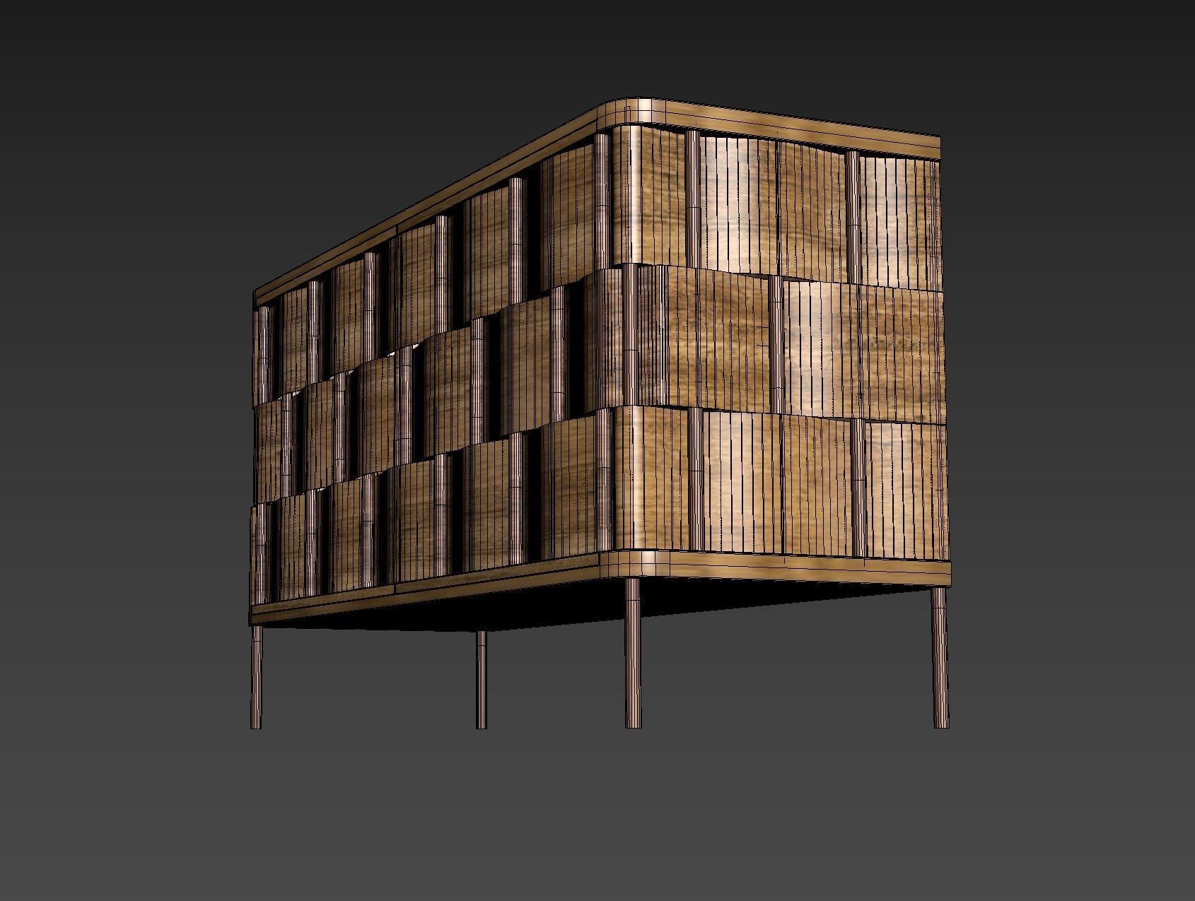 Weave Cupboard 3D model_13